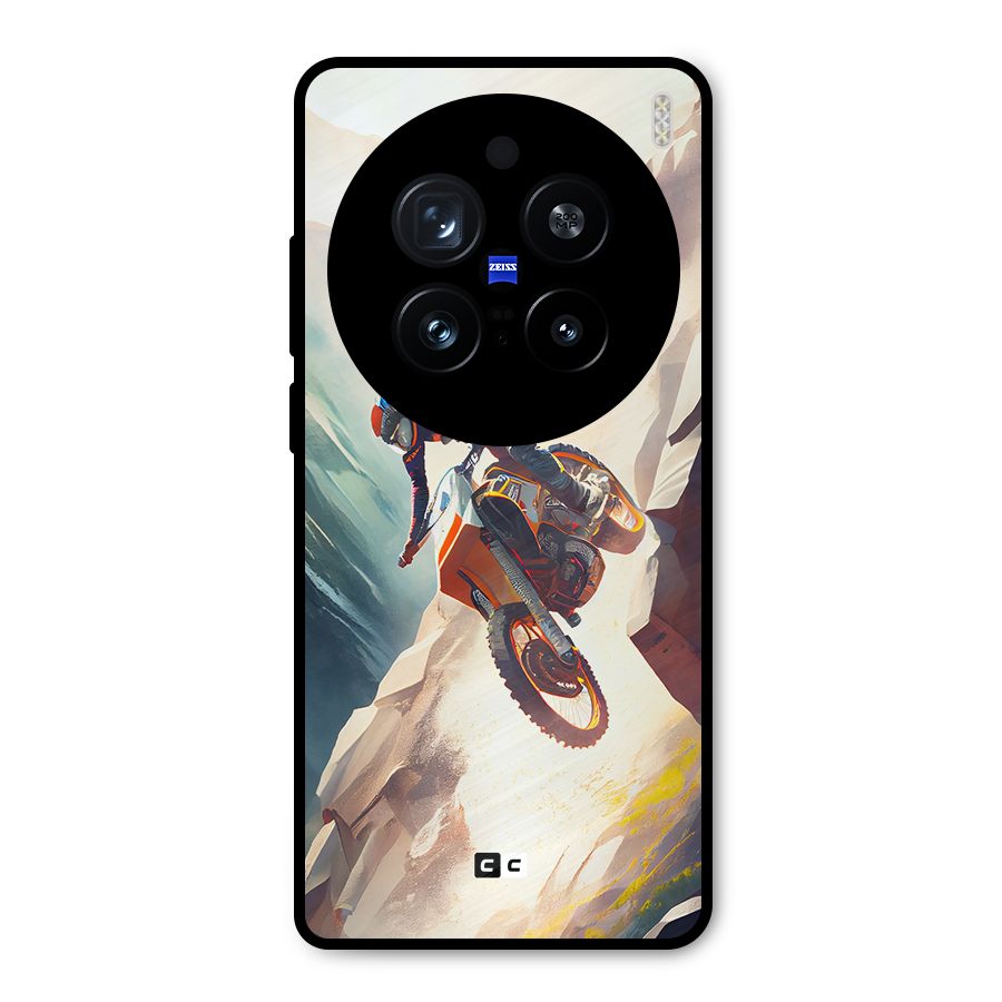 Mountain Biker Metal Back Case for Vivo X200 Pro