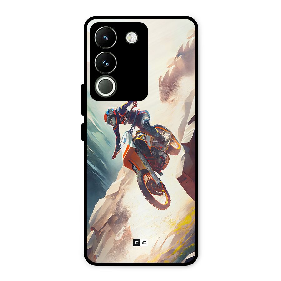 Mountain Biker Metal Back Case for Vivo Y200