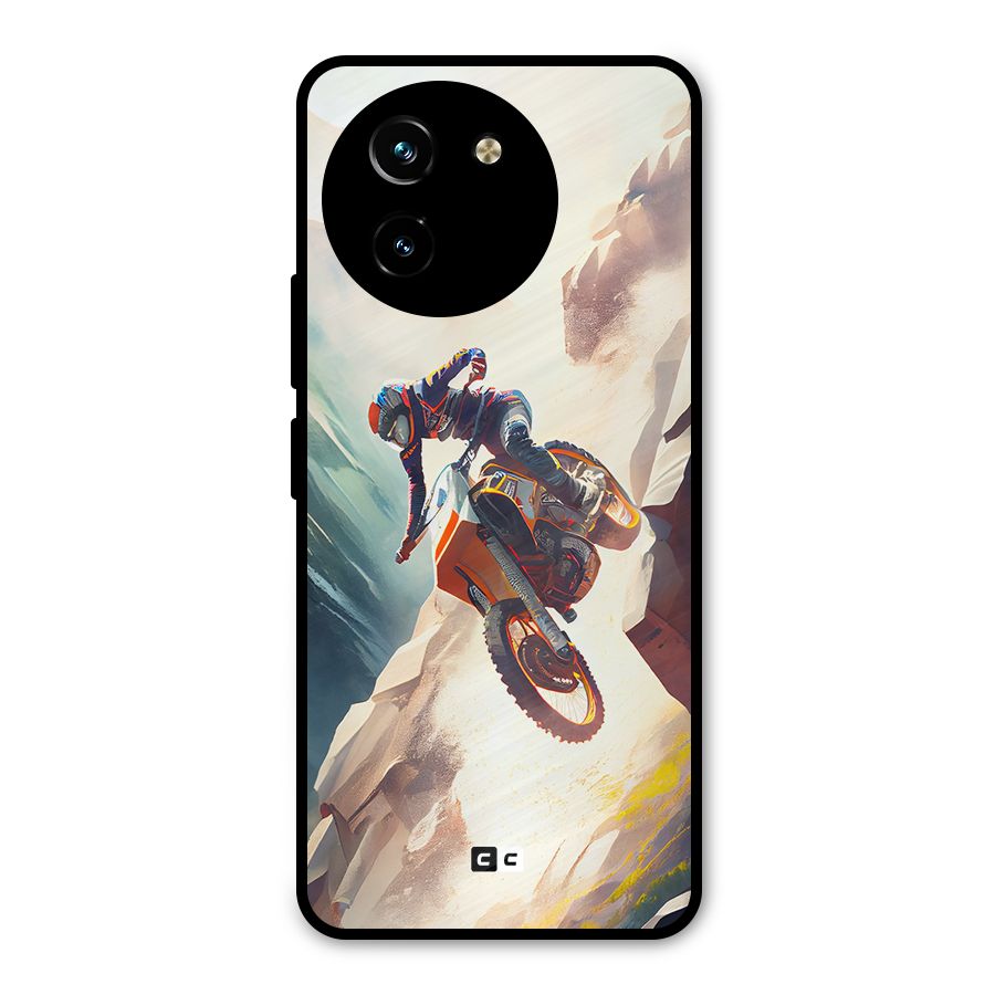 Mountain Biker Metal Back Case for Vivo Y200i