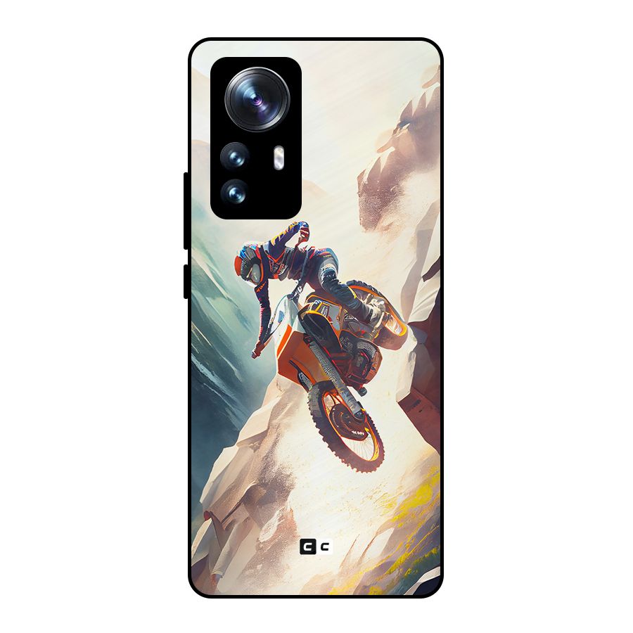 Mountain Biker Metal Back Case for Xiaomi 12 Pro