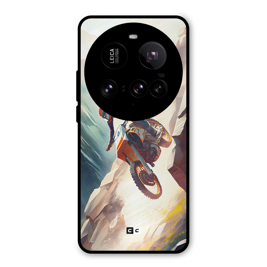 Mountain Biker Metal Back Case for Xiaomi 15 Ultra