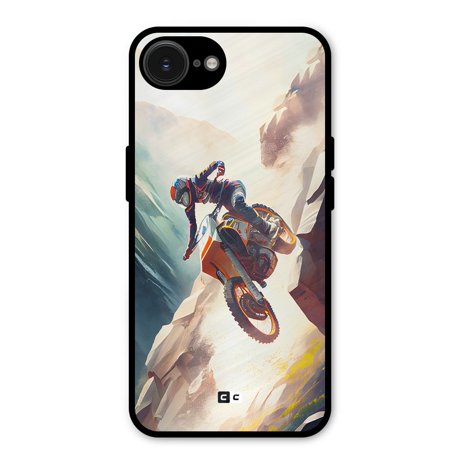 Mountain Biker Metal Back Case for iPhone 16e