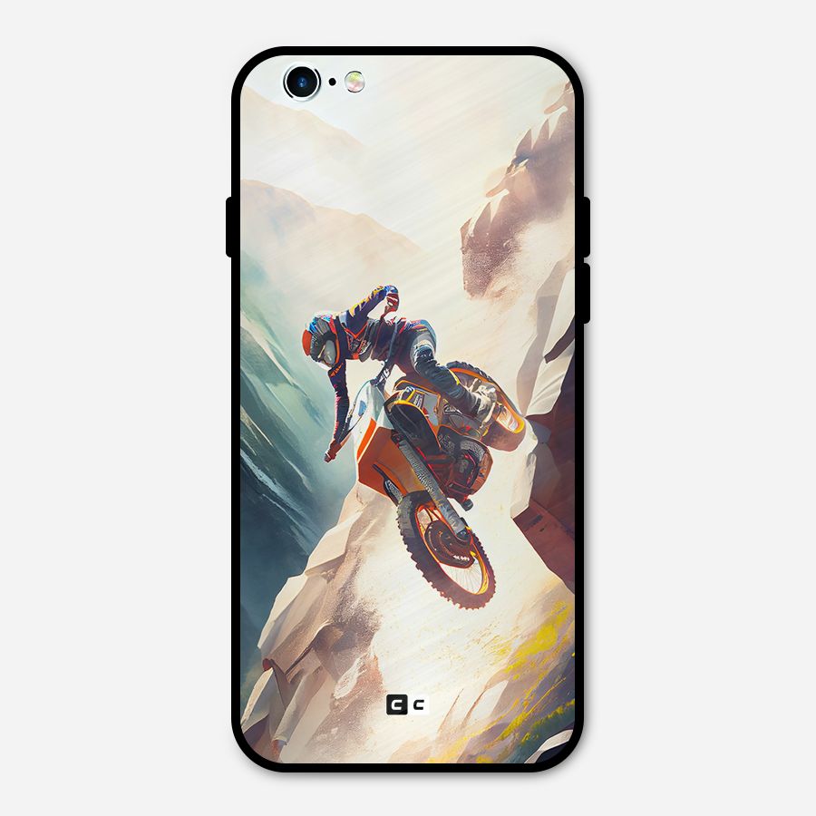 Mountain Biker Metal Back Case for iPhone 6 6s