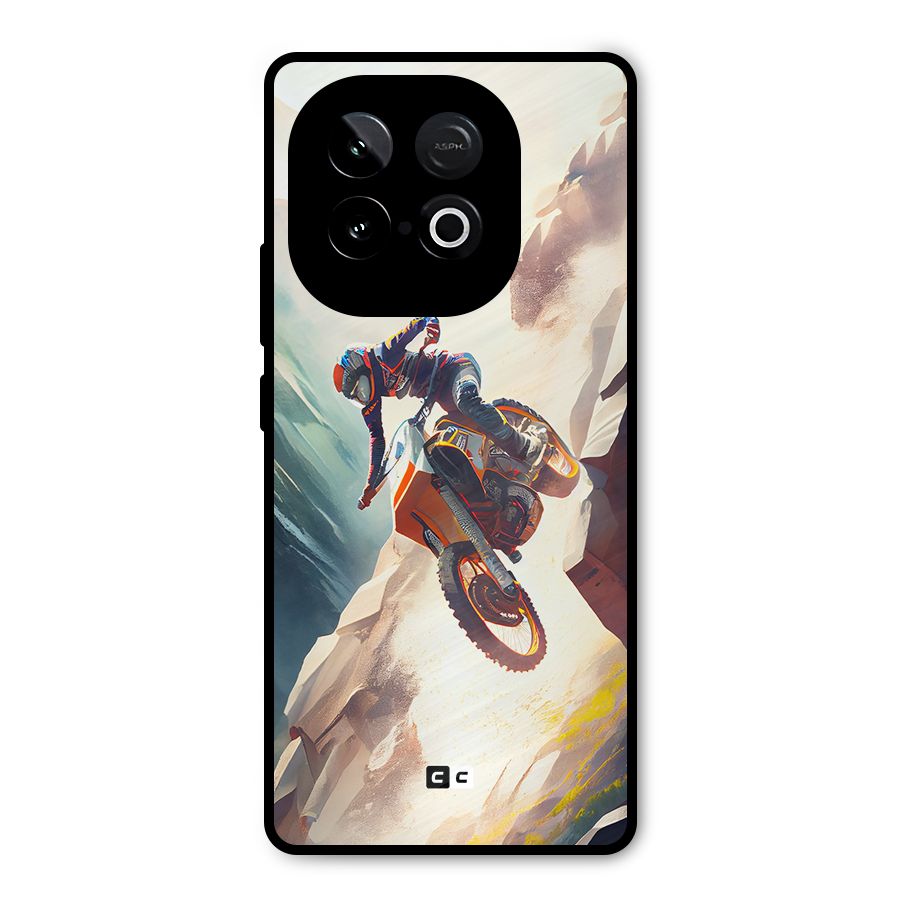 Mountain Biker Metal Back Case for iQOO Neo 10