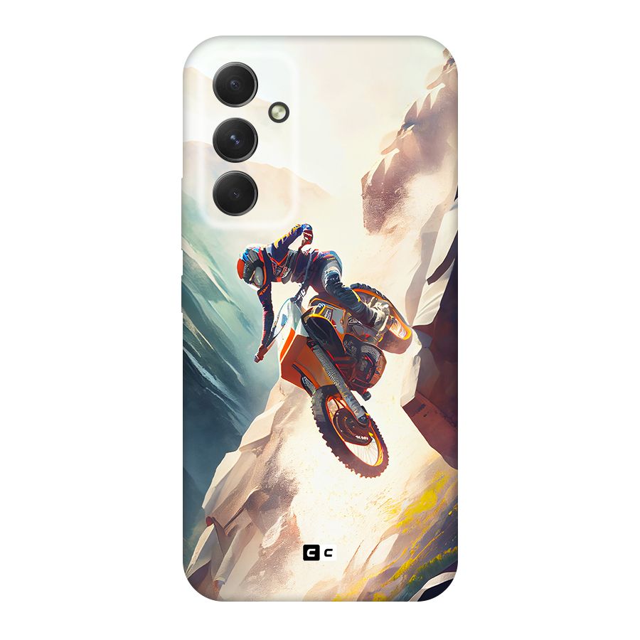 Mountain Biker Original Polycarbonate Back Case for Galaxy A54