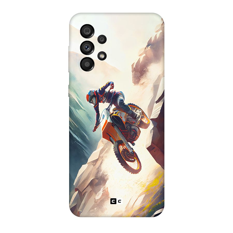 Mountain Biker Original Polycarbonate Back Case for Galaxy A73 5G