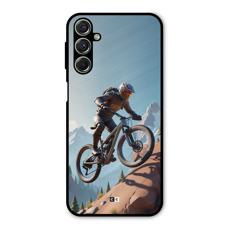 Mountain Rider Metal Back Case for Galaxy F34