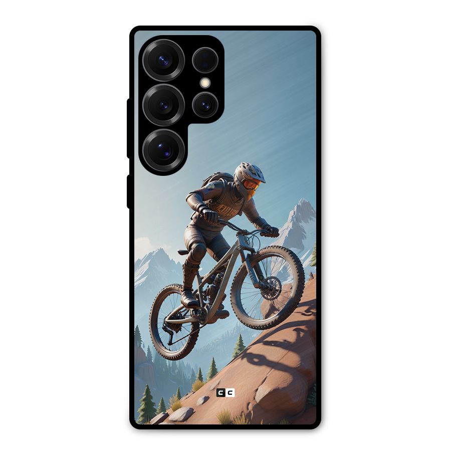 Mountain Rider Metal Back Case for Galaxy S25 Ultra