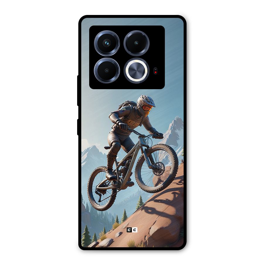 Mountain Rider Metal Back Case for Infinix Note 40 5G