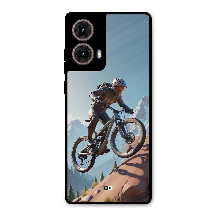 Mountain Rider Metal Back Case for Moto G85