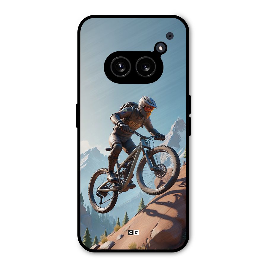 Mountain Rider Metal Back Case for Nothing Phone 2a Plus
