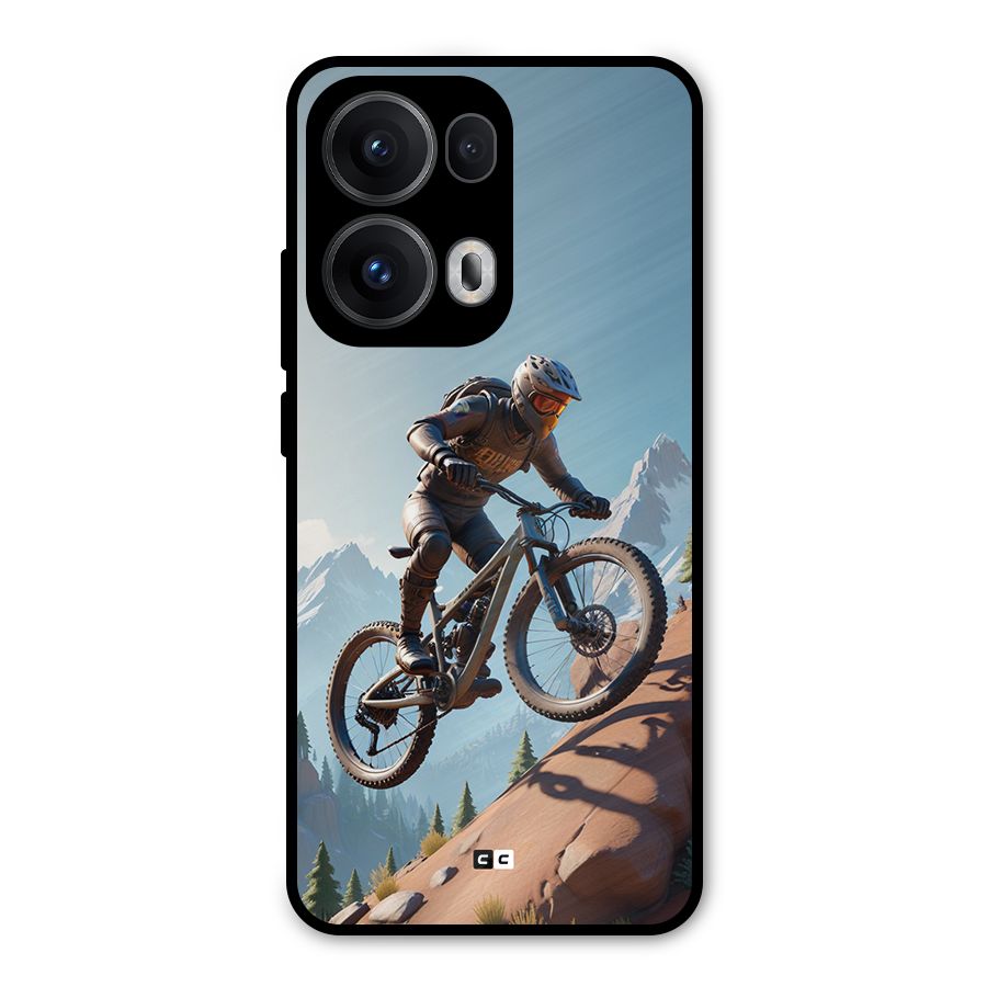 Mountain Rider Metal Back Case for Oppo Reno13 Pro