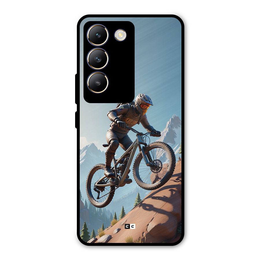 Mountain Rider Metal Back Case for Vivo T3 5G