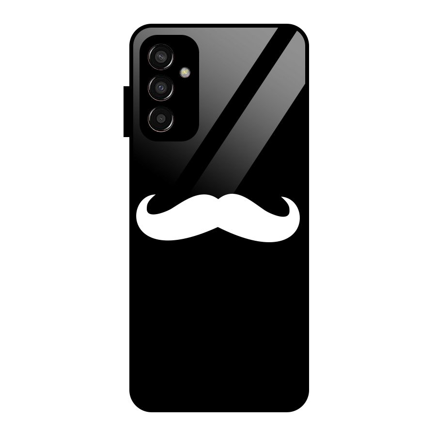 Moustache Love Glass Back Case for Galaxy F13