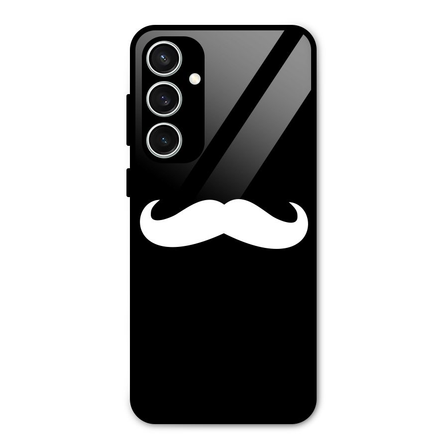 Moustache Love Glass Back Case for Galaxy S23 FE