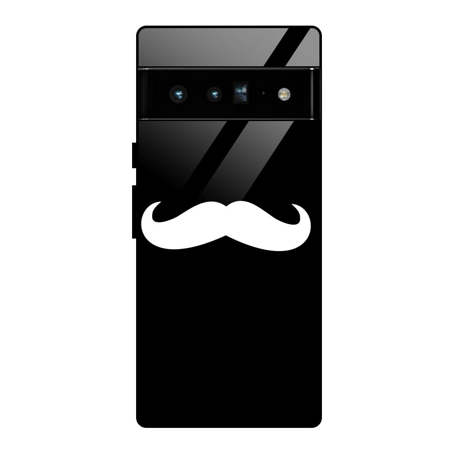 Moustache Love Glass Back Case for Google Pixel 6 Pro