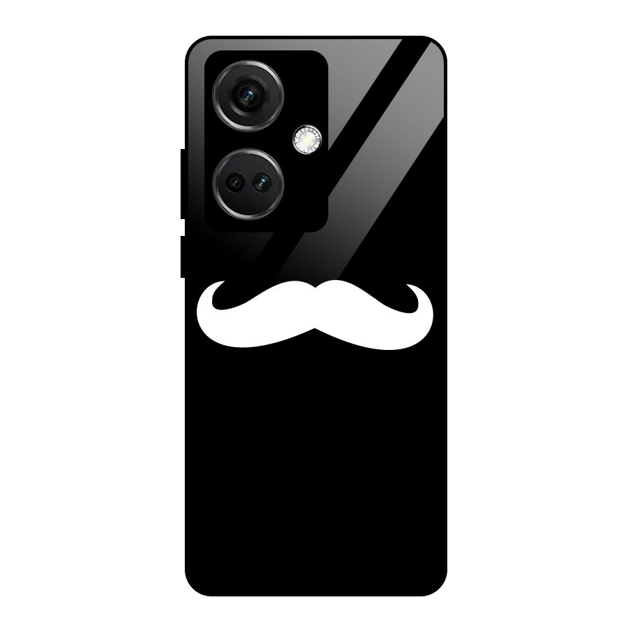 Moustache Love Glass Back Case for OnePlus Nord CE 3 5G