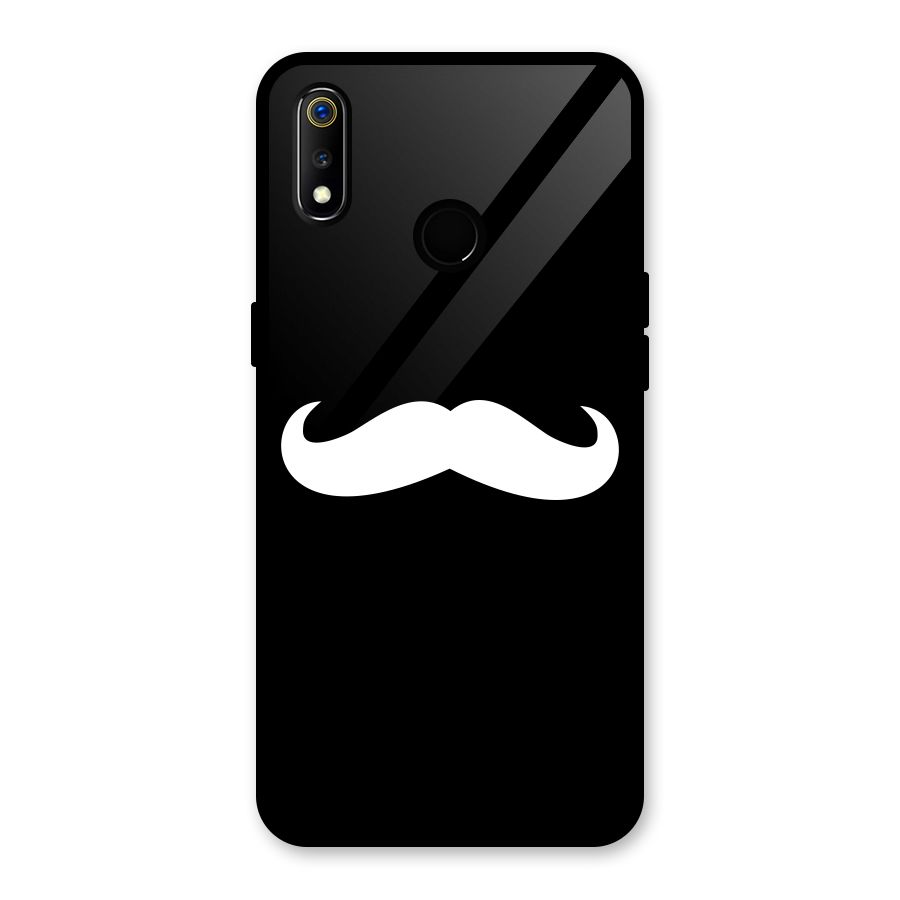 Moustache Love Glass Back Case for Realme 3i