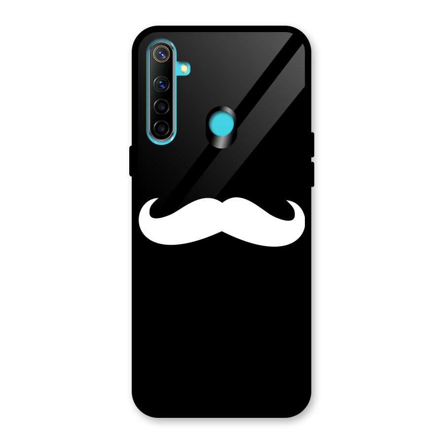 Moustache Love Glass Back Case for Realme 5