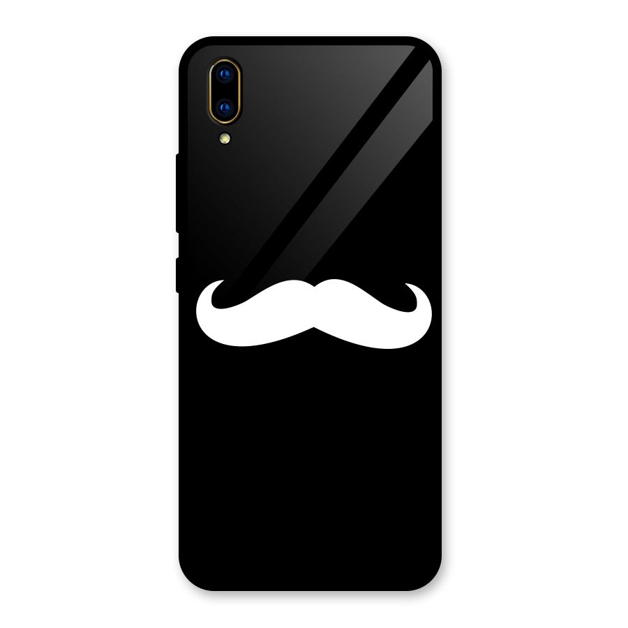 Moustache Love Glass Back Case for Vivo V11 Pro