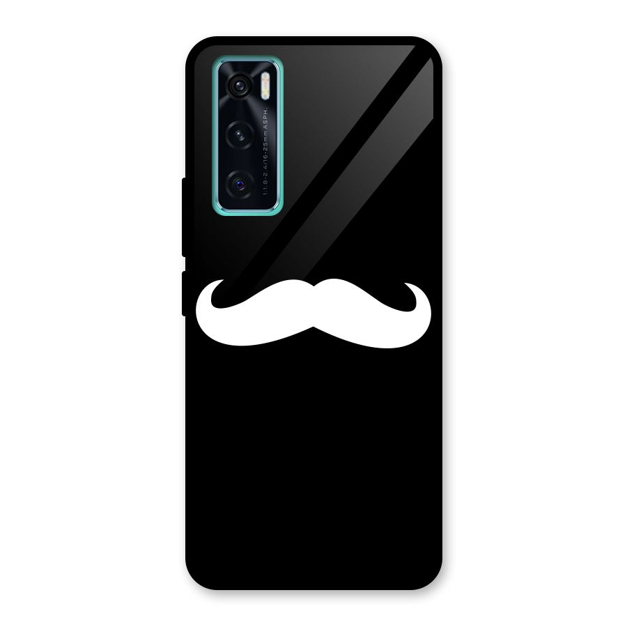 Moustache Love Glass Back Case for Vivo V20 SE