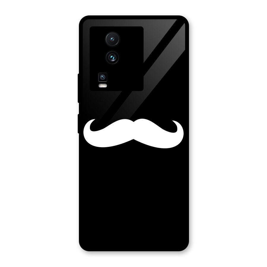Moustache Love Glass Back Case for Vivo iQOO Neo 7