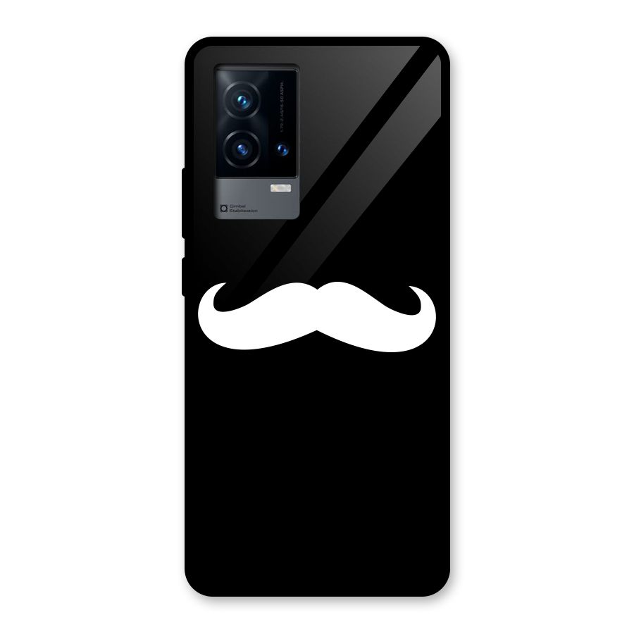 Moustache Love Glass Back Case for iQOO 9 5G