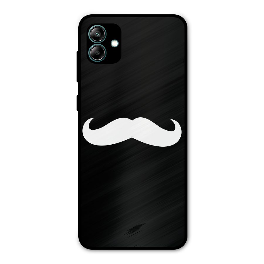 Moustache Love Metal Back Case for Galaxy A04