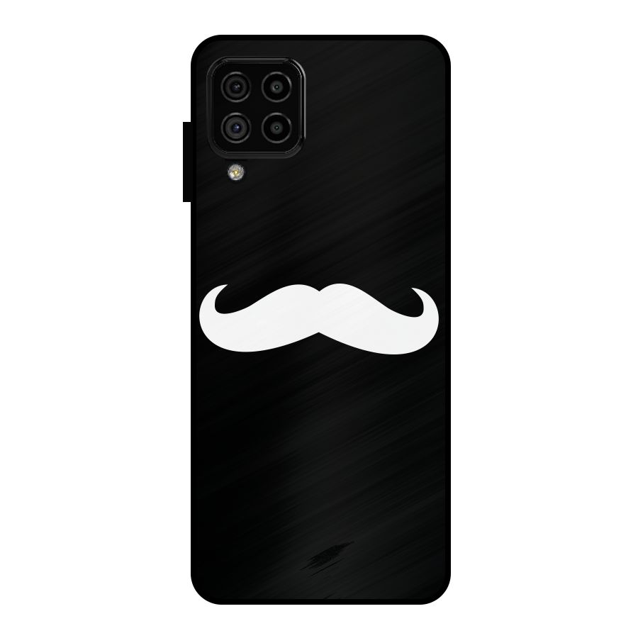 Moustache Love Metal Back Case for Galaxy A22 4G