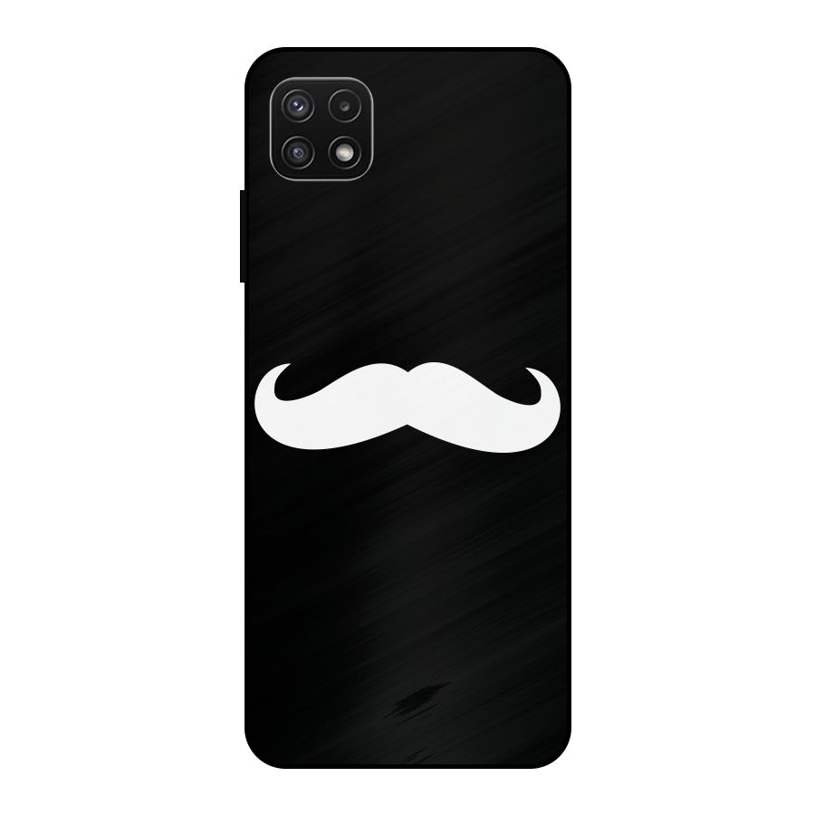 Moustache Love Metal Back Case for Galaxy A22 5G
