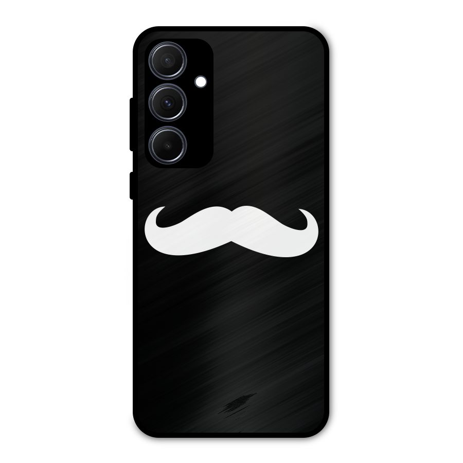 Moustache Love Metal Back Case for Galaxy A35