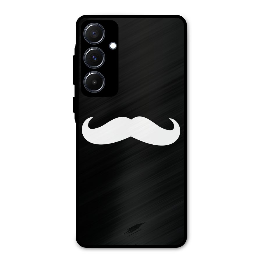 Moustache Love Metal Back Case for Galaxy A55