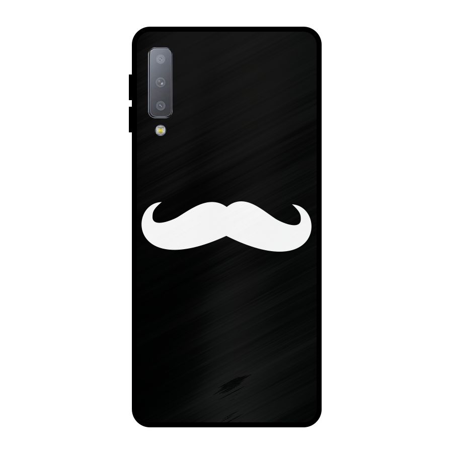 Moustache Love Metal Back Case for Galaxy A7 (2018)