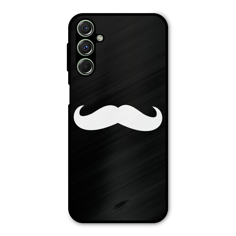 Moustache Love Metal Back Case for Galaxy F34