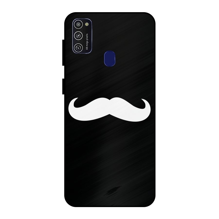 Moustache Love Metal Back Case for Galaxy M21