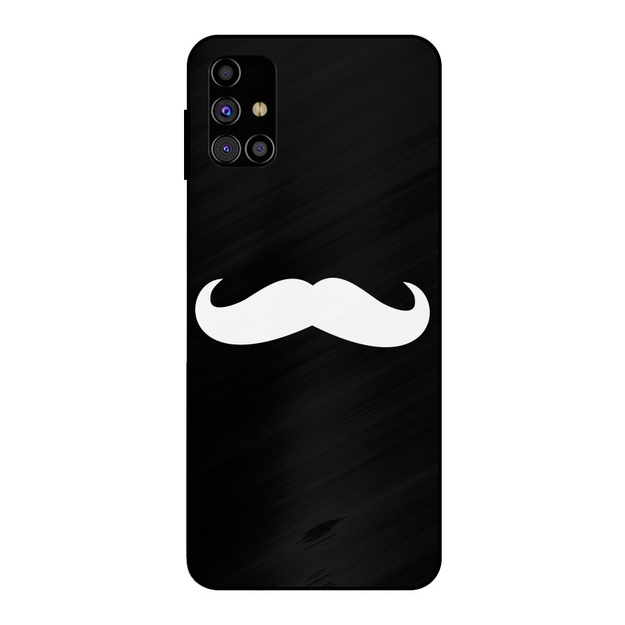 Moustache Love Metal Back Case for Galaxy M31s