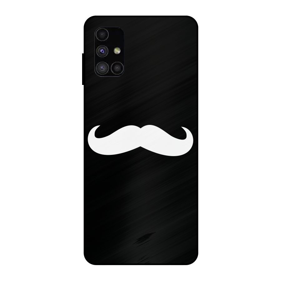 Moustache Love Metal Back Case for Galaxy M51