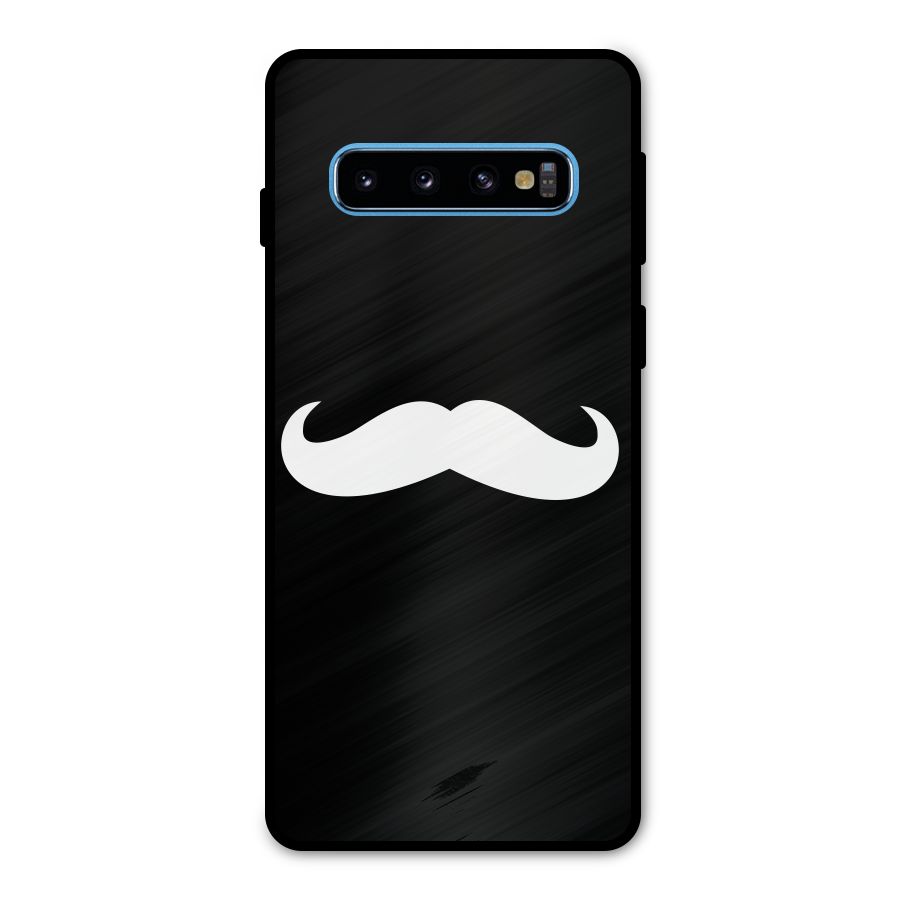 Moustache Love Metal Back Case for Galaxy S10