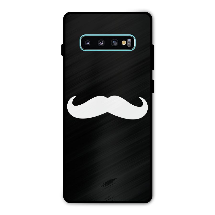 Moustache Love Metal Back Case for Galaxy S10 Plus