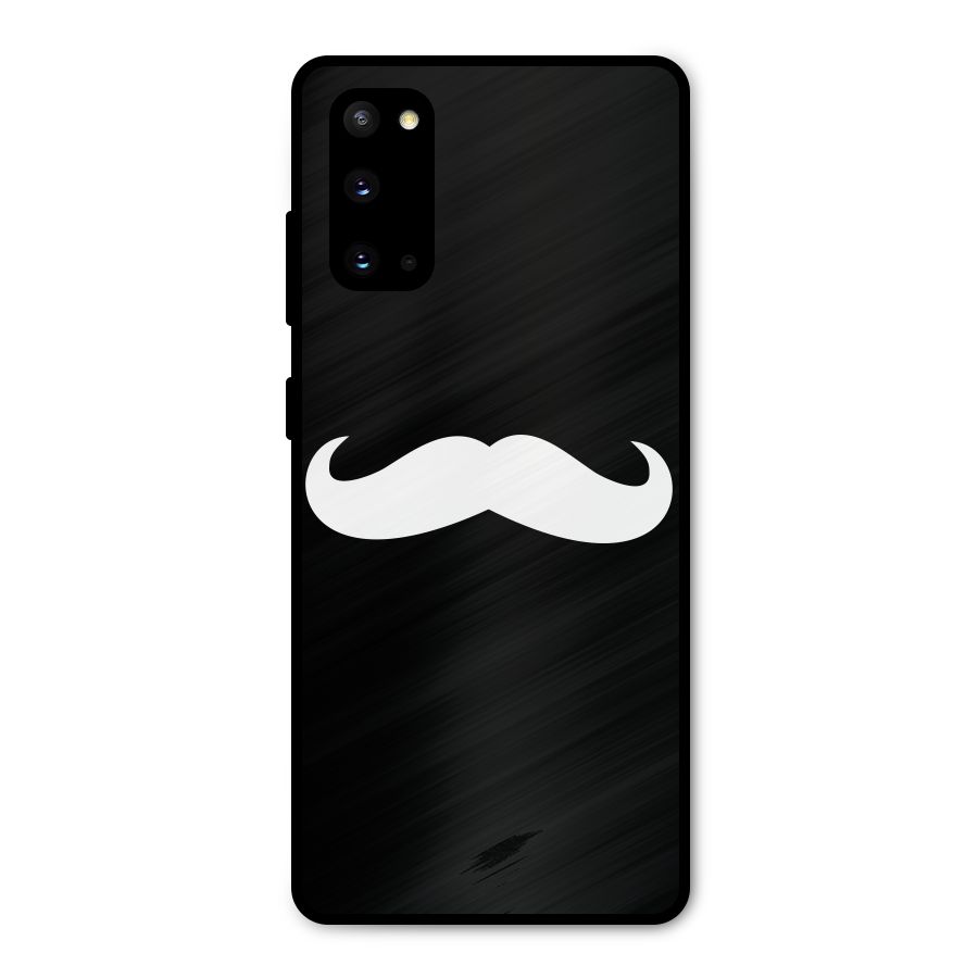 Moustache Love Metal Back Case for Galaxy S20