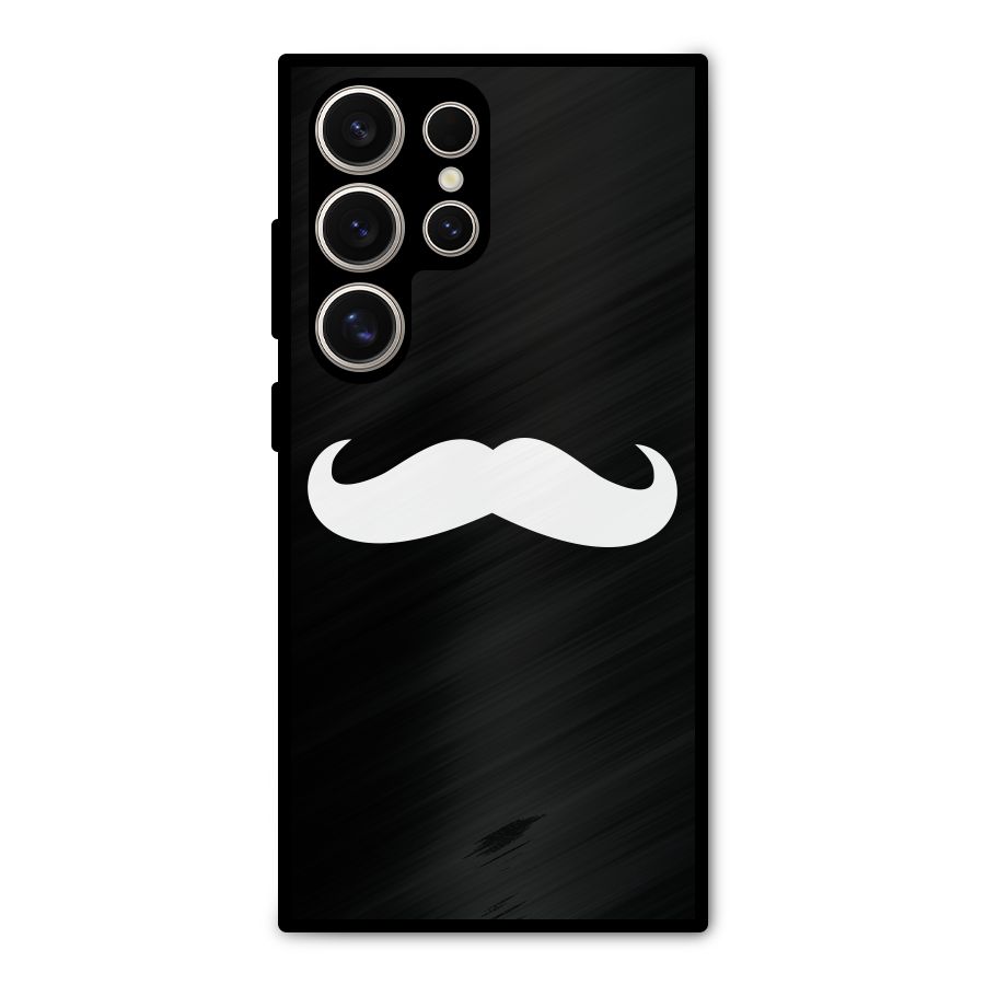 Moustache Love Metal Back Case for Galaxy S24 Ultra