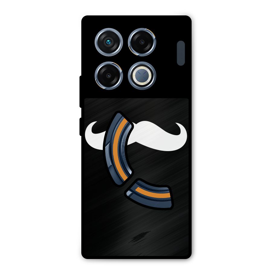 Moustache Love Metal Back Case for Infinix GT 20 Pro