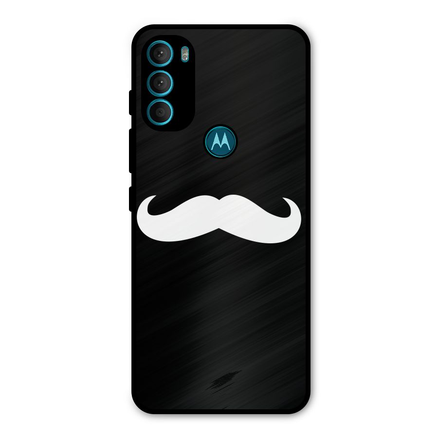 Moustache Love Metal Back Case for Moto G71 5G