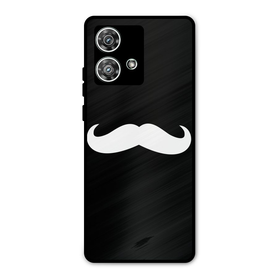 Moustache Love Metal Back Case for Motorola Edge 40 Neo