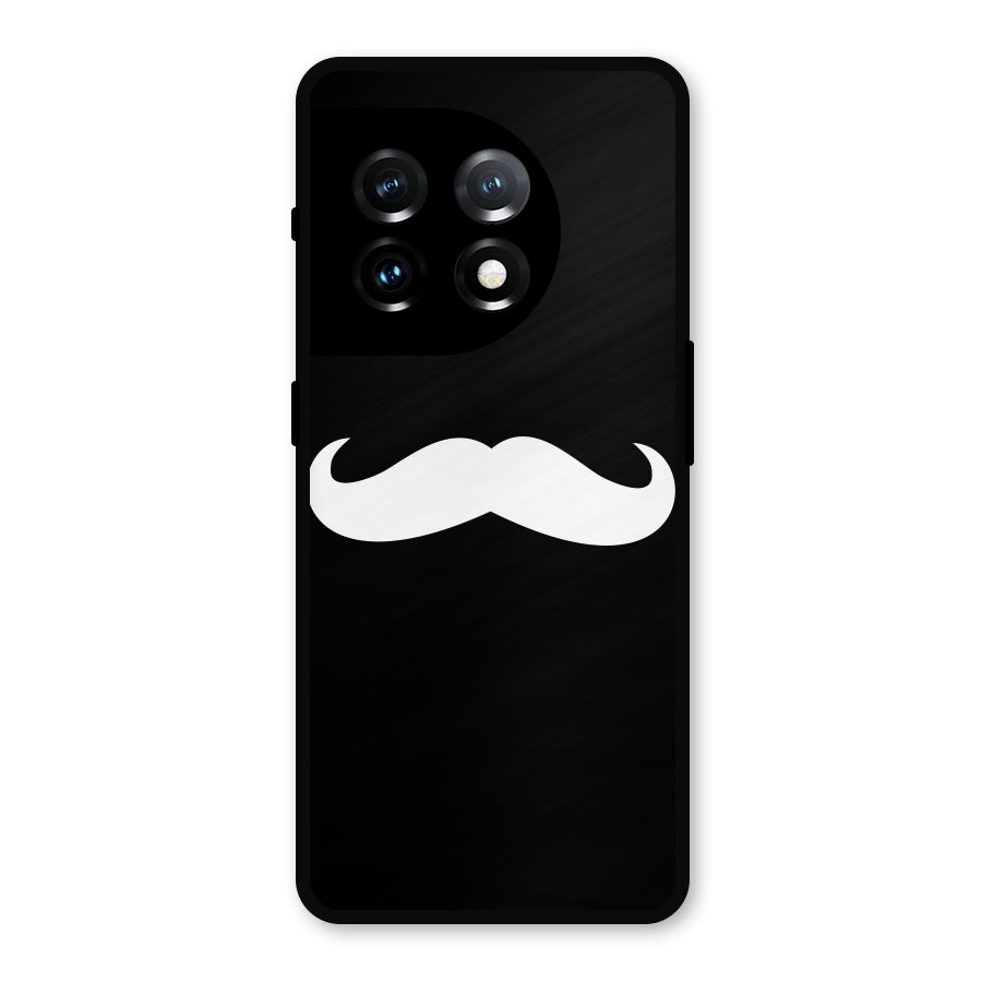 Moustache Love Metal Back Case for OnePlus 11