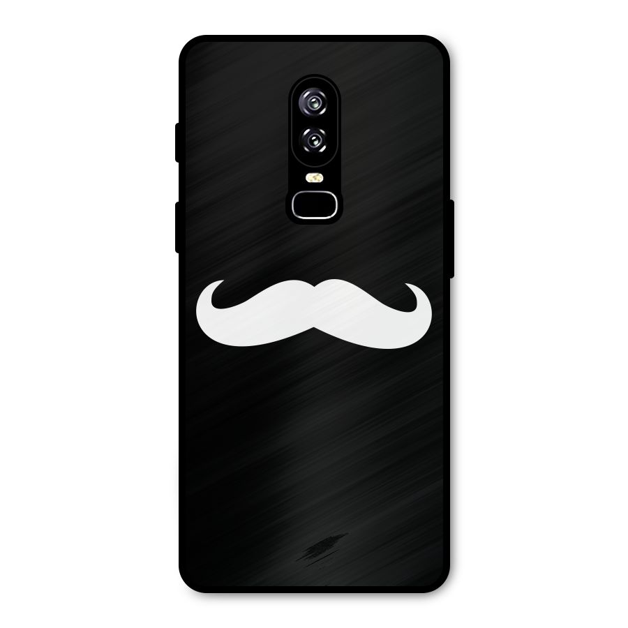 Moustache Love Metal Back Case for OnePlus 6