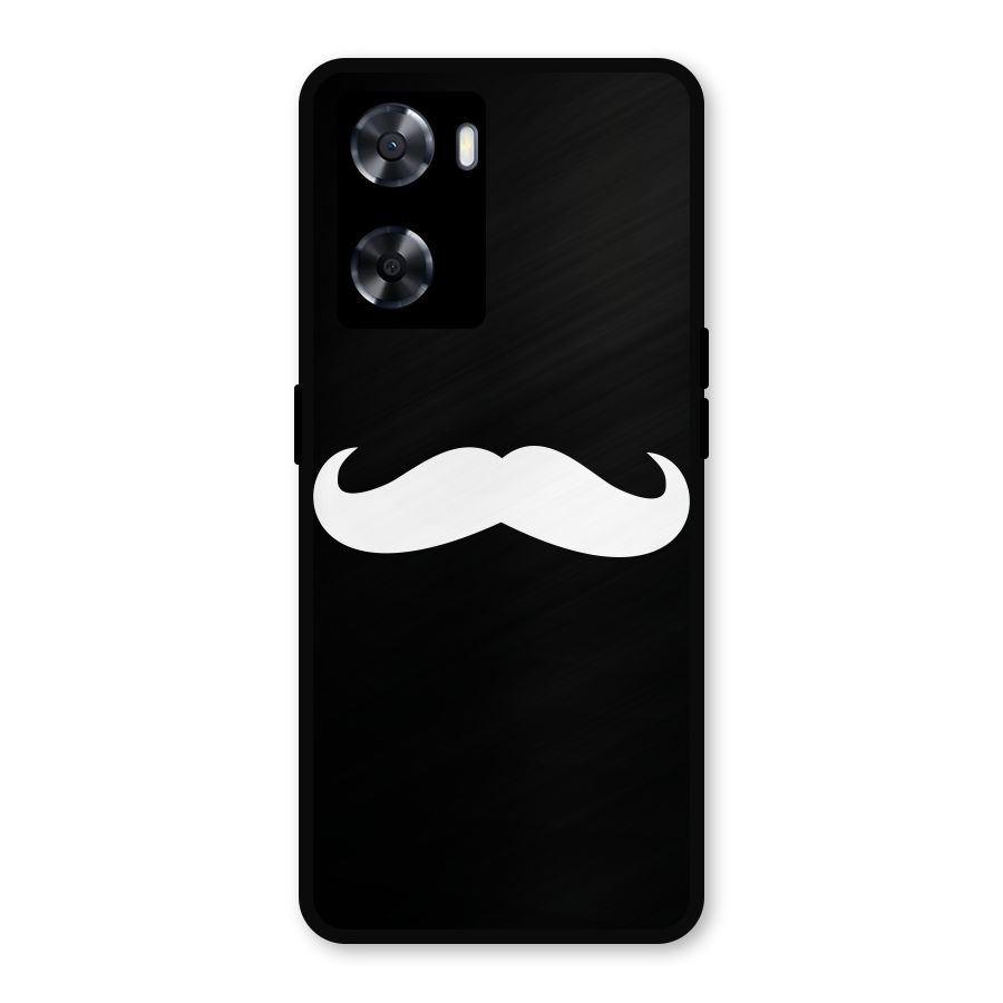 Moustache Love Metal Back Case for Oppo A57 2022