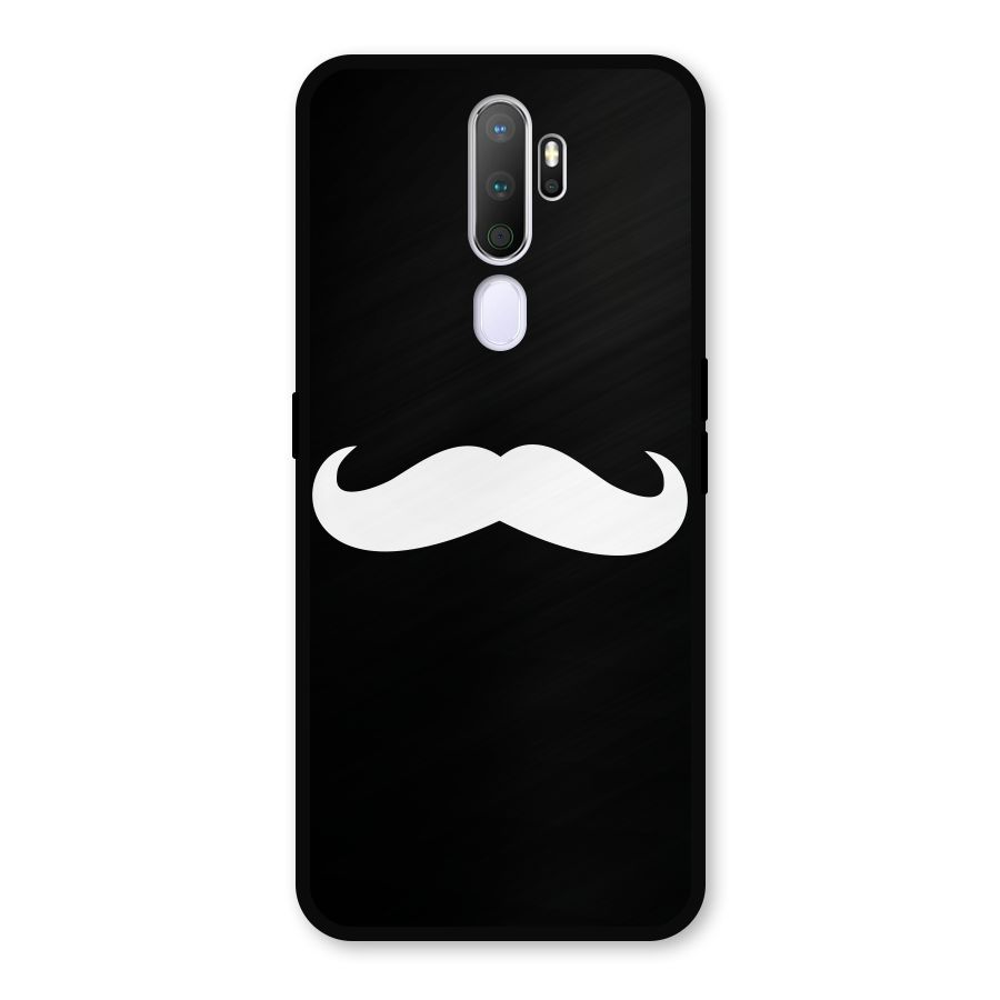 Moustache Love Metal Back Case for Oppo A9 (2020)
