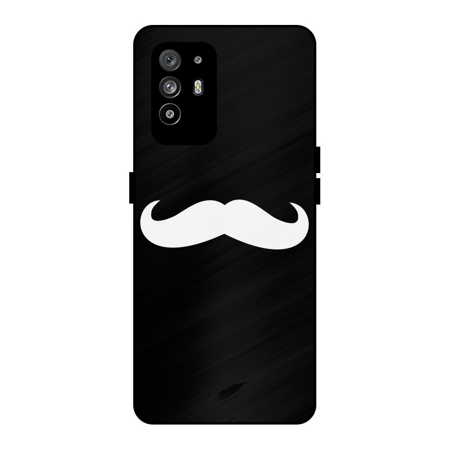 Moustache Love Metal Back Case for Oppo F19 Pro Plus 5G