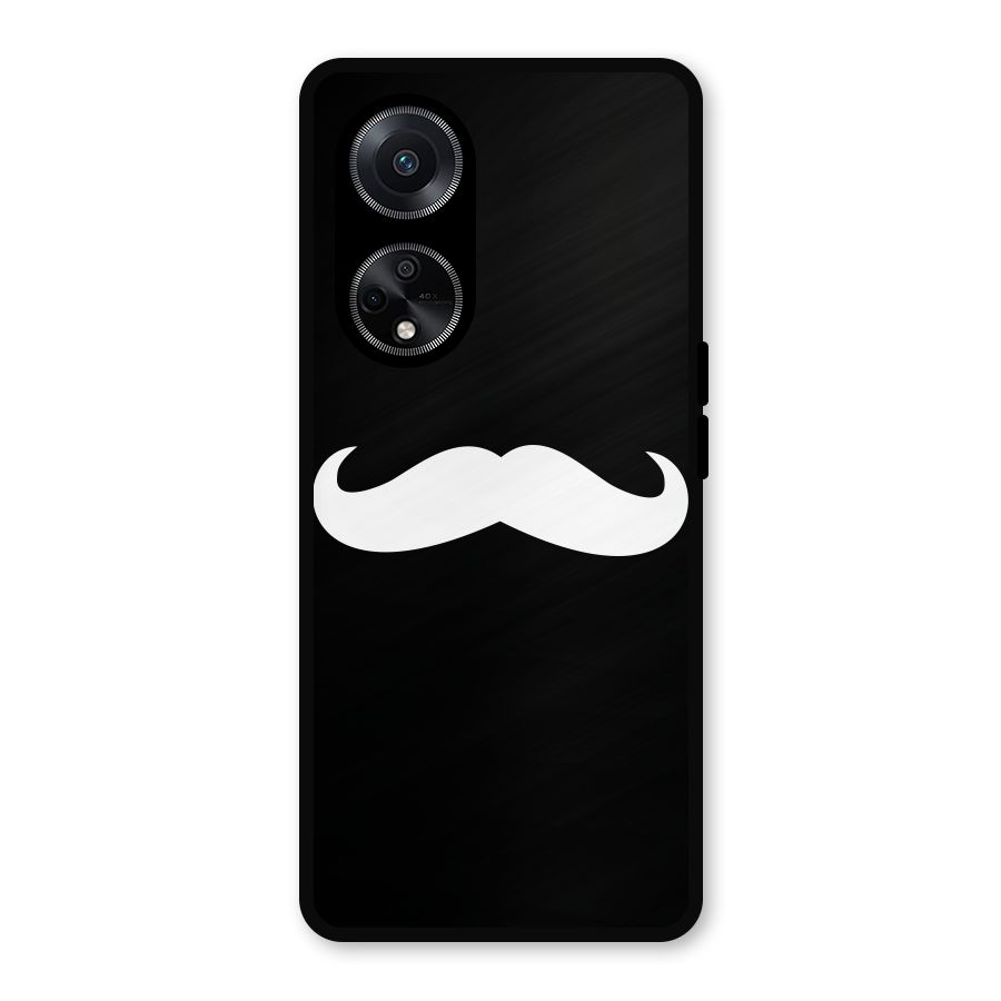 Moustache Love Metal Back Case for Oppo F23